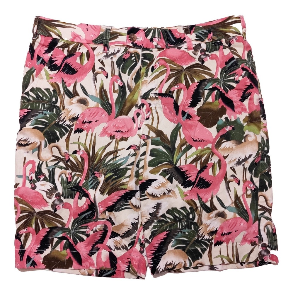 LOUDMOUTH‎ Golf Men's Shorts Flamingo Pink ~ Fits 34
